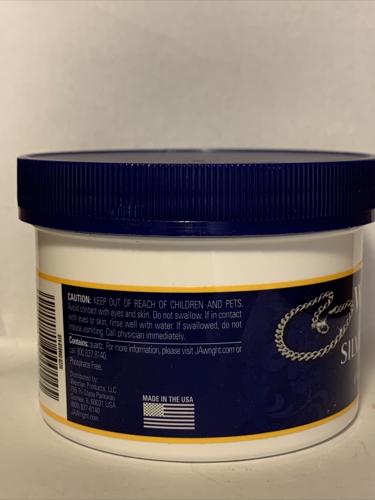 Wright's Silver CleaninCream Shines Restores Metal Silver Polish Cleaner 8 Ounce