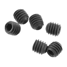 Axial AXA291 Black Oxide Set Screws(6) M4x4mm: 1/8 Yeti XL & 1/10 Yeti/RR10