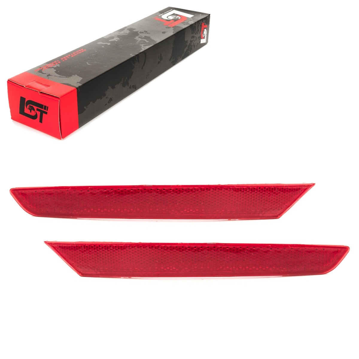 2X Reflectors Bumper Reflector Rear Left Right For Seat Ibiza IV 2012-