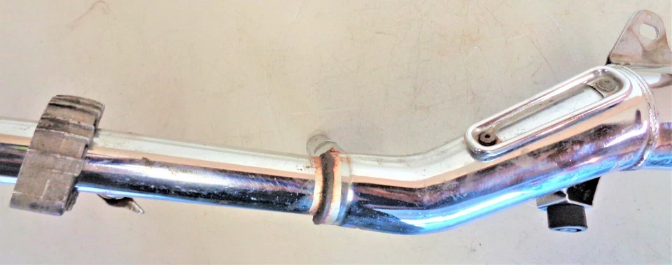 '82 83 XS400R SECA XS 400 LEFT EXHAUST CHROME MUFFLER 1982 YAMAHA 7,854 MILES! - Imagem 3 de 4