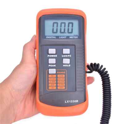 Professional Digital Illuminance Meter 0.1~200,000 Lux/FC LCD Illuminance Meter