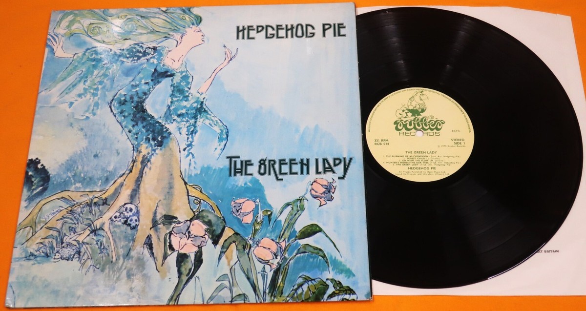 Hedgehog Pie – The Green Lady UK LP Rubber Records – RUB 014 