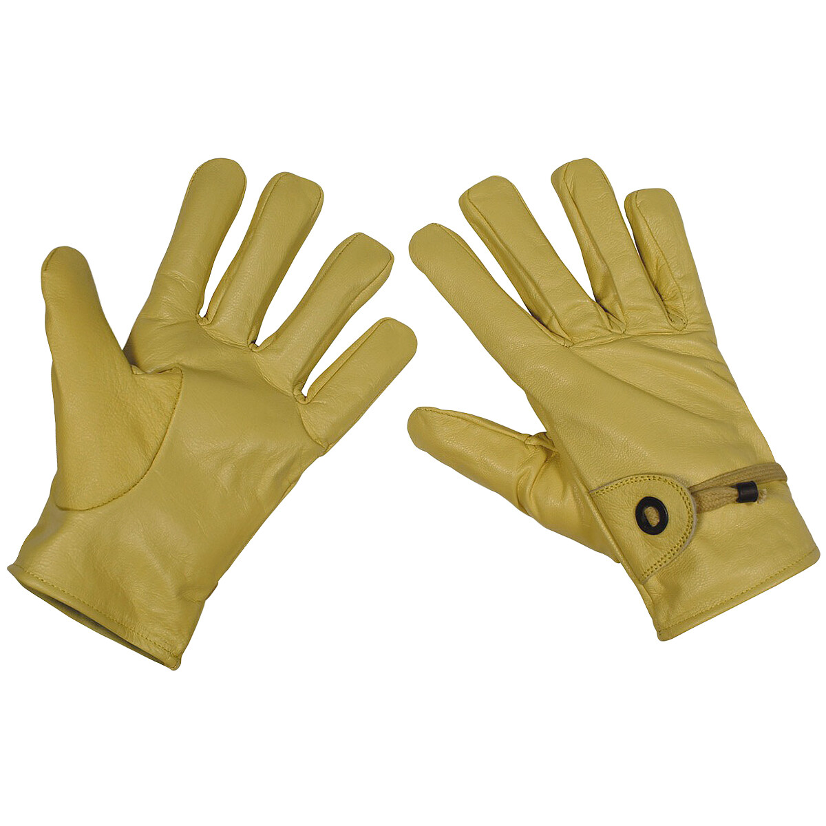 MFH Western Leather Guantes Tactico Militar Combate Seguridad Patrulla Beis