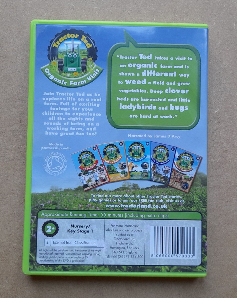 Tractor Ted Organic Farm Visit Children's Educational Fun DVD
