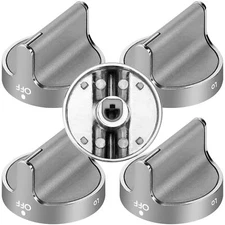 Upgraded W10766544 Gas Stove Knobs 5 Pack Burner Control Knobs Replacement fo...