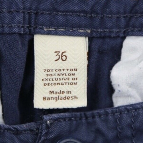 Men's Sonoma Cargo Shorts Cotton Nylon Blend Blue Size 36 - Picture 5 of 7