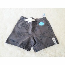 Carter's construction print gray sweat material shorts size 18 months new