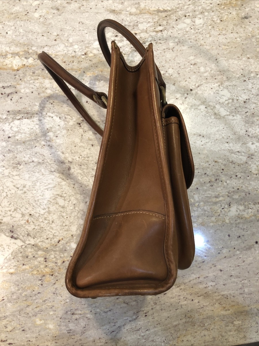Vintage Ghurka Marley Hodgson No.9 The Runabout Satchel Shoulder Bag Leather