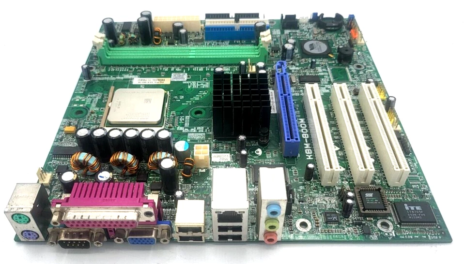 FIC K8M-800M MOTHERBOARD 53-81682-35 + 2 GHz AMD SEMPRON 3300 CPU SDA3300AI02BX - Image 2 of 3