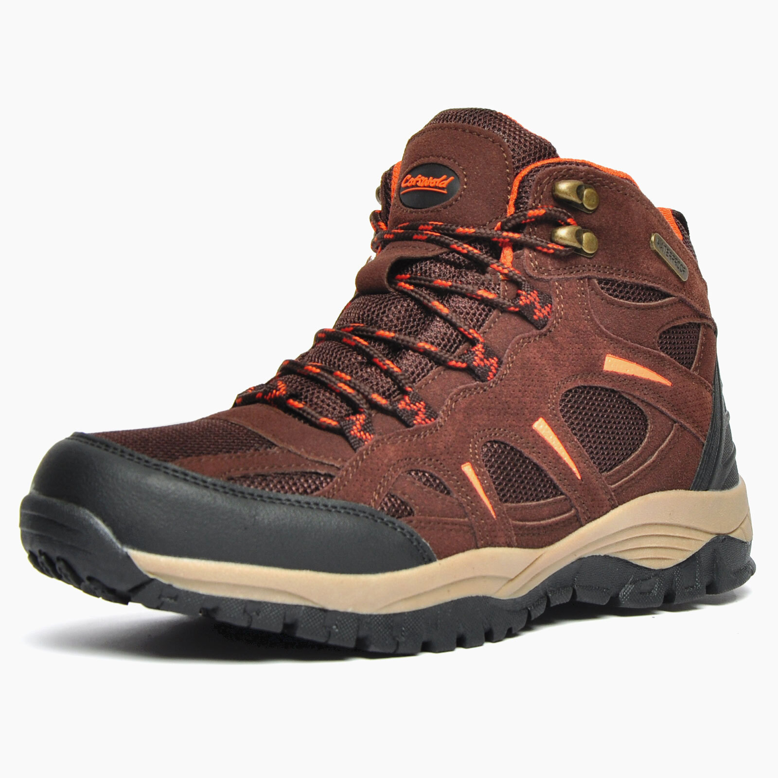 WATERPROOF Cotswold Stowell Hi MEMORY FOAM Mens Walking Hiking Trail