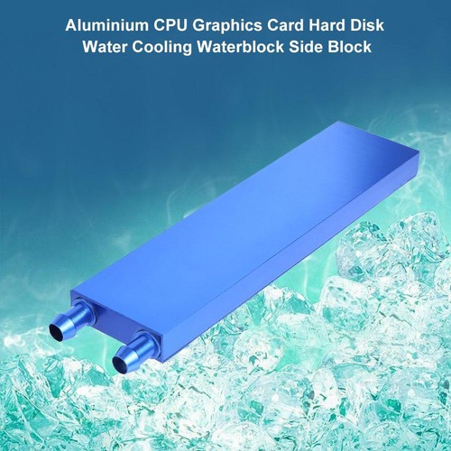 160x40x12mm Aluminium CPU Graphics Card Hard Disk Water Cooling Waterblock - Afbeelding 5 van 8