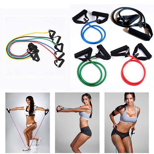 Allenamento Forza Yoga Stretching Corda Corda Esercizio Fascia Resistenza Lattice - Foto 4 di 6
