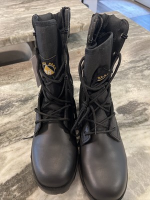 Blackrock Men\'s 5040212 Black Leather Lace Up Round Toe Jungle Boots Size 7 Handmade Lace-Up Boot Stock - Size 6.5EEE – Beck Cowboy Boots main image 4