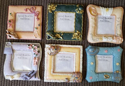 3D Women Fashion Frames U-Choose Color Holds 3'' X3'' Picture