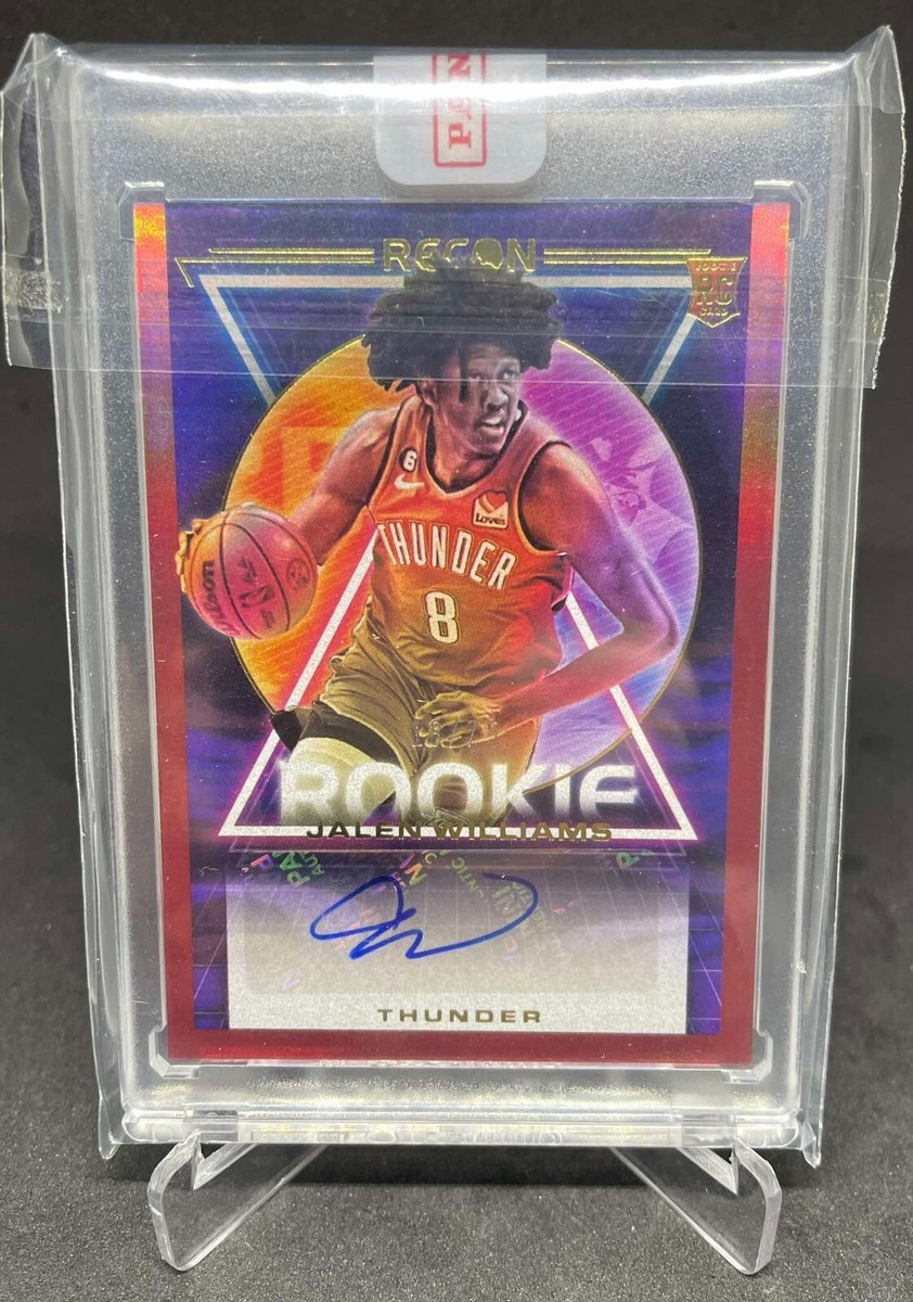 2022-23 Panini Recon - Rookie Recon Signatures Jalen Williams #RRS 