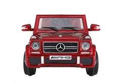 Kids Ride on Powered Car Licensed Mercedes-Benz G65 R/C 12V MP3 Player BT- Red
