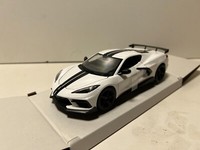 Chevrolet Corvette Stingray Coupe Z51 2020, Maisto Modell Modellauto 1:24 Weiß