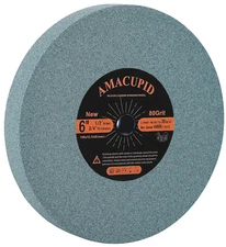 Bench Grinding Wheel 6 Inch, for Sharpening Carbide Tools. Green Silicon Carb..