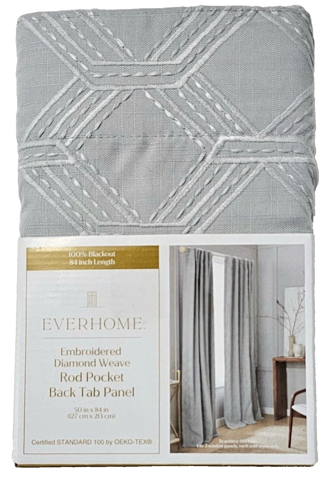 Polyester Embroidered Modern Window Curtains & Drapes