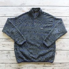 Vintage Patagonia Aztec Synchilla Snap-T Pullover Fleece Made in USA XL 25462