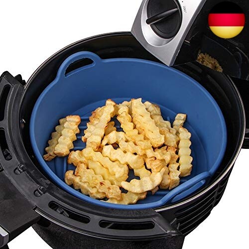 Webake Silikonform HeißLuftfritteuse Backform Silikon Ø 20 Cm Air Fryer S-image