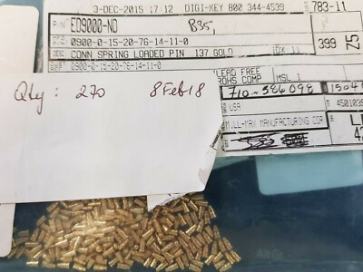 Mill-Max Manufacturing Corp.CONTACT SPRING LOADED SMD GOLD 270 PIECES