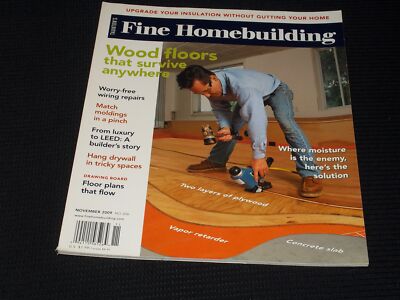 2009 OCTOBER FINE HOMEBUILDING MAGAZINE - WOOD FLOORS COVER - E 4024