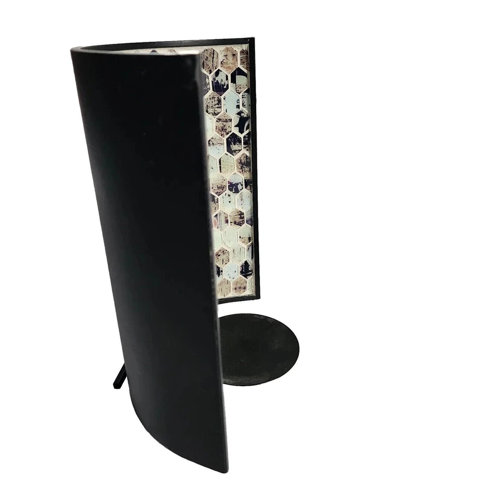 Suporte de vela pilar mosaico meio redondo 10"x8"x5.5" suporte de parede ou tampo de mesa - Imagem 4 de 4