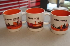 Lot 3 Dunkin Donuts 2012 2013 Destination Limited Edition Coffee Mugs