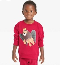 Rudolph King Lion The Red-Nosed Reindeer Christmas Sweatshirt SIZE 2T
