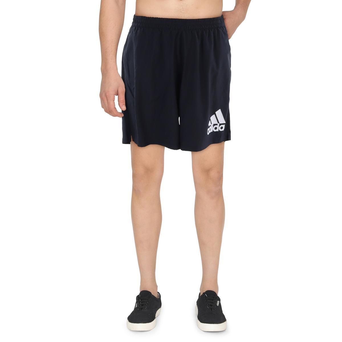 Мужские шорты для фитнеса Adidas Mens Run It Черные светоотражающие спортивные M BHFO 1744