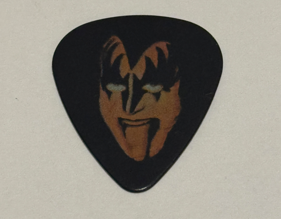 KISS Gene Simmons Signature Guitar Pick Tour Concert Stage