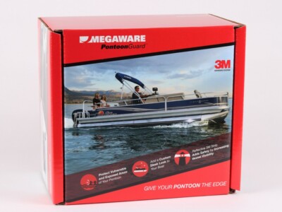 MEGAWARE PONTOONGUARD RED 40ft Kit - 2 20' GUARDS FOR PONTOON BOATS UP TO 25'