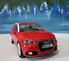 RED Audi A1 1:43 Toy Car – Custom Plates plate – Gift for Boy, Girl, Dad, BOX