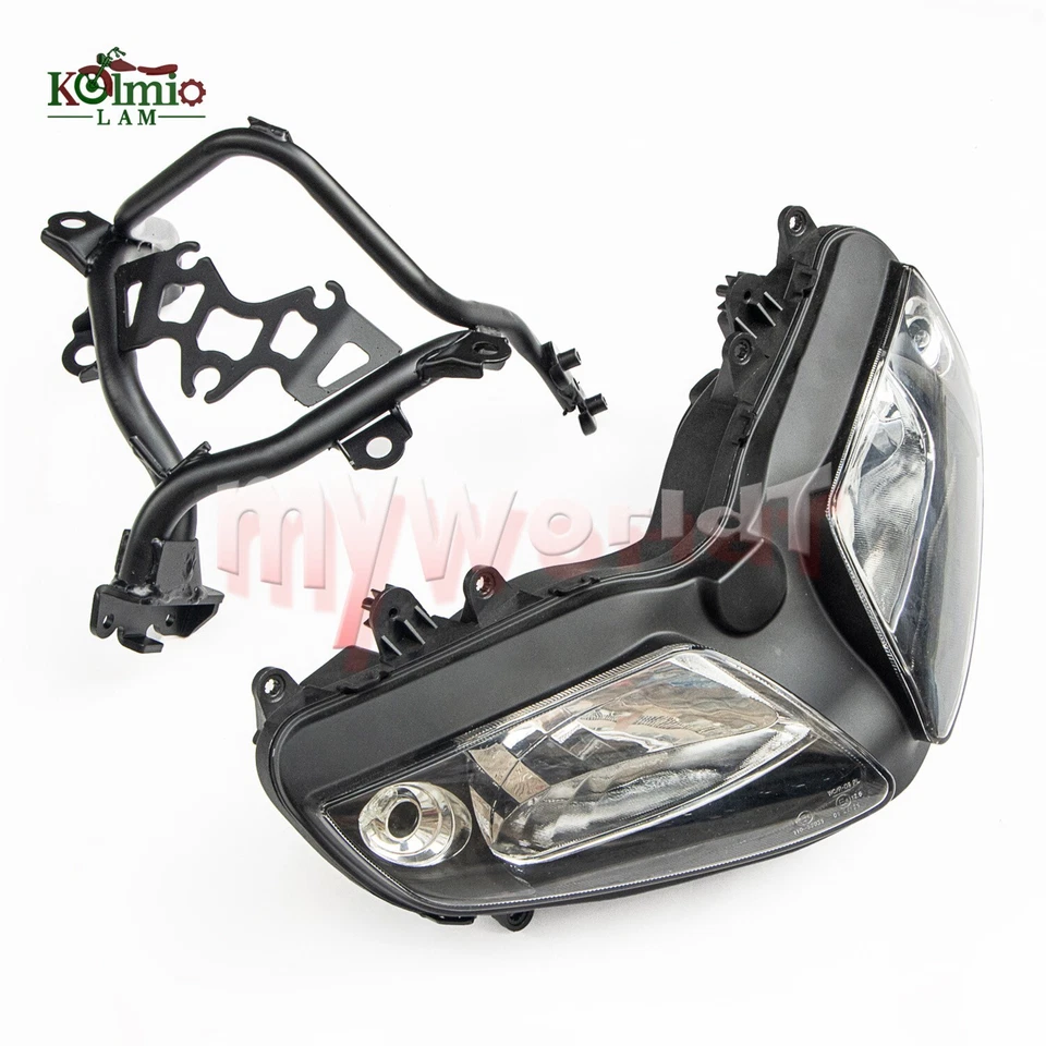 Ajuste para SV650S SV1000S 2003-2012 Carenado superior Faro Capucha Soporte Espejo Foto 3 de 4