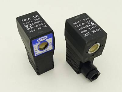 2x AirTAC 3V3-08-NC Valve Pneumatikventil Magnetventil 24V Ventil