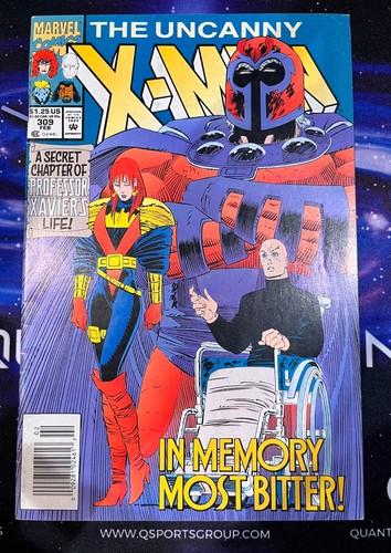 Uncanny X-Men #309 (Feb 1994) Magneto Origin of Professor X Marvel Comics (W97) - Picture 1 of 3