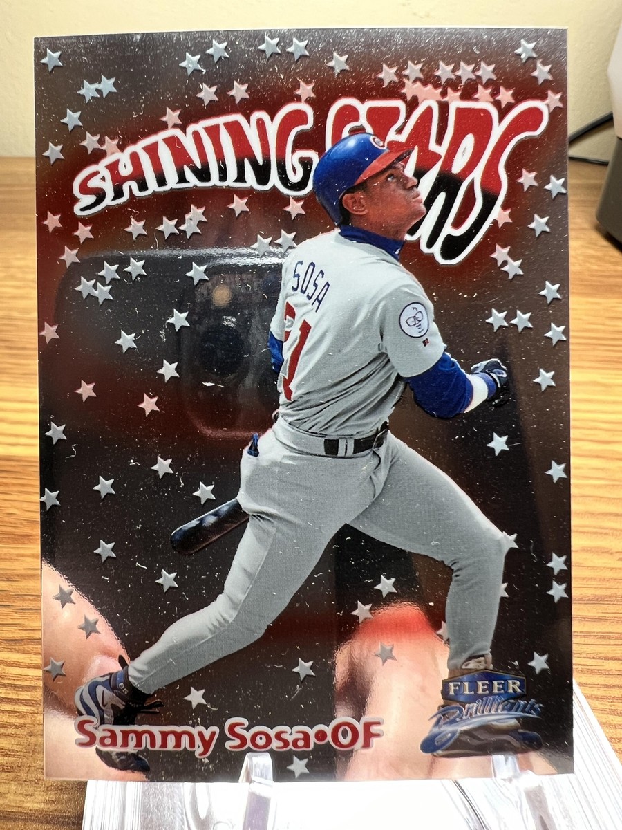その他 1999 Fleer Brilliants Pulsars Sammy Sosa 1999 Fleer Brilliants Baseball Sammy Sosa Shining Stars Card