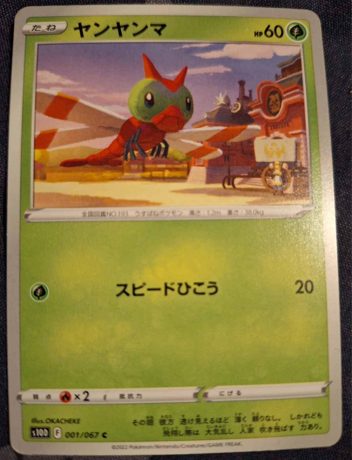 Pokémon Cards: Yanma | 1/67 | Common | Regular | Time Gazer (JP) - Pokémon TCG