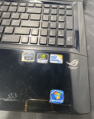 Asus G60V 15" Laptop Intel Core 2 Duo GeForce GTX 260m For Parts Or Repair - Picture 9 of 12
