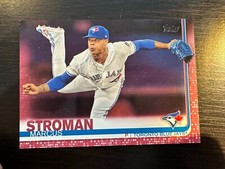 MARCUS STROMAN 2019 TOPPS SERIES 1 #37 MOTHER'S DAY PINK PARALLEL #'D 33/50