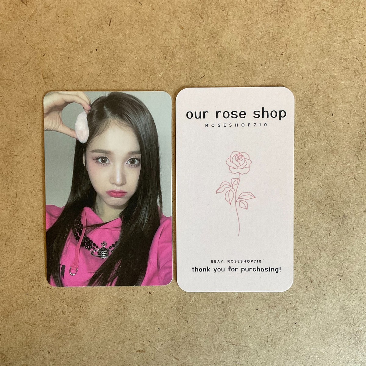 STAYC Teddy Bear Official Broadcast Photocard (POPPY and TEDDY