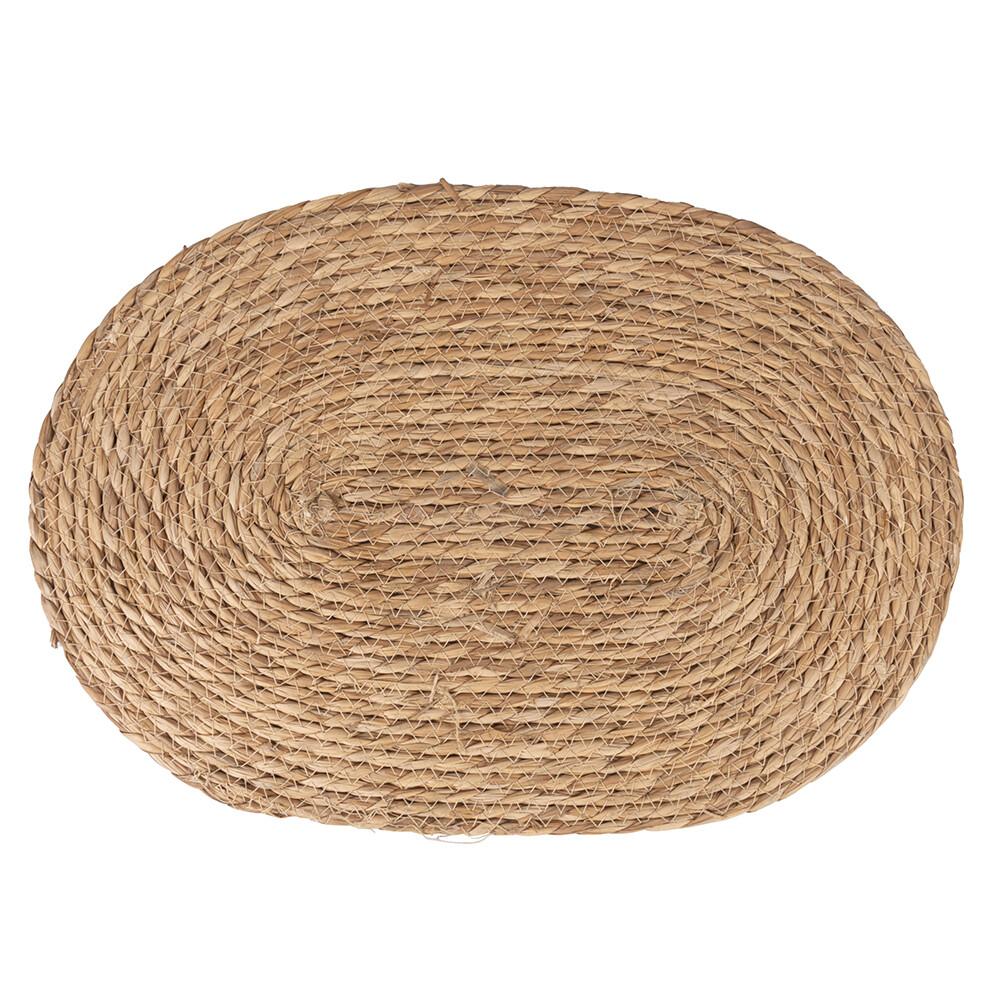 Tovaglietta tonda 48x33 cm in fibra naturale Natural