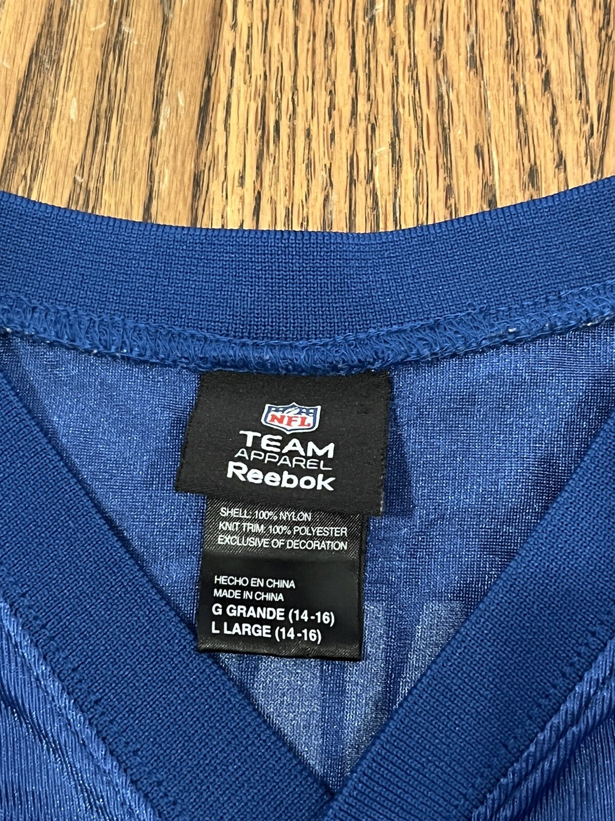 Vintage NFL Reebok Payton Manning #18 Indianapolis Colts Youth Jersey Size L thumbnail 4