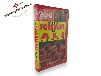 The Foreman vs Ali Fight - VHS Videokassette Sport Boxen I Englisch I Große Box