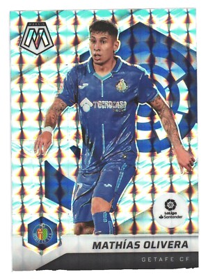 2021-22 Panini Mosaic La Liga Getafe CF Mathias Olivera Mosaic Prizm