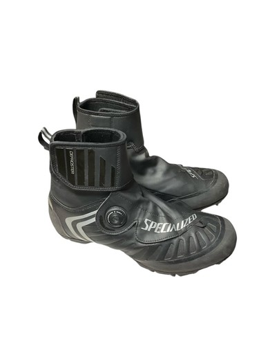 Specialized Defroster Road Bike Shoe MEN'S US 11.5 EU 45 Cycling Boots Black MTB - 第 1/8 張圖片