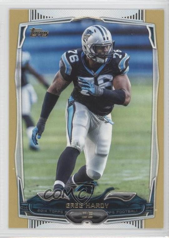 2014 Topps Gold 1996/2014 Greg Hardy #205 2p4