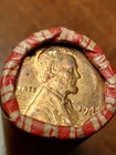 unsearched 1909-1958 P.D.S. Lincoln wheat cent ,penny roll,with a 1944 D / 1926