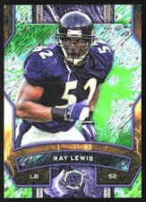 2024 Topps Resurgence Lime Green Power Surge 2/15 Ray Lewis #5 BG6